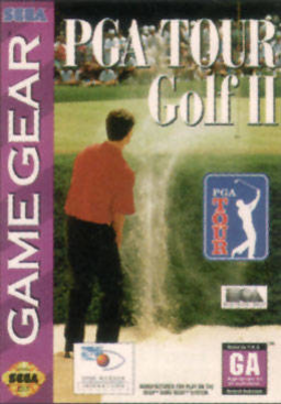 PGA TOUR Golf II box art for Sega Game Gear